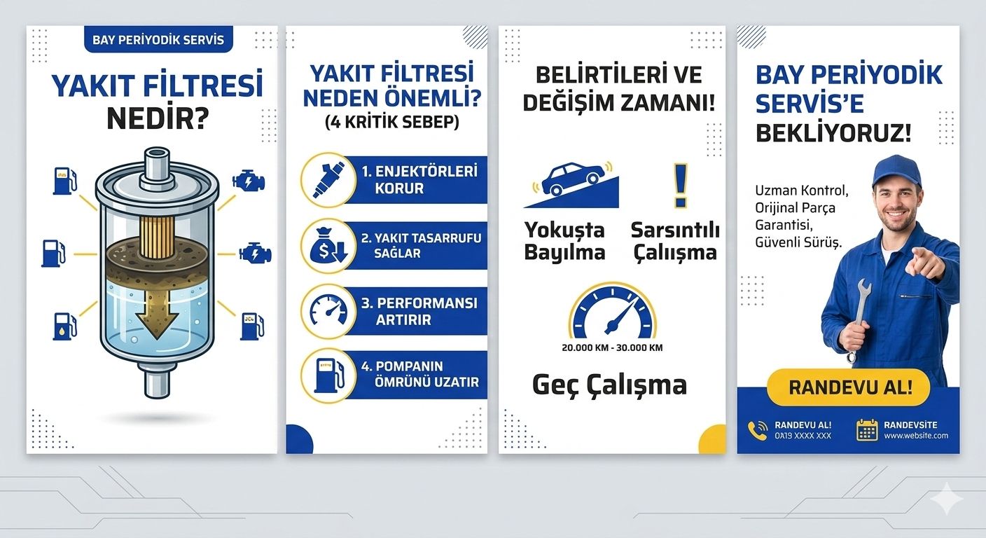 Yakıt Filtresi Değişimi 